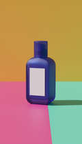 Peptide Serum Minimalist Glass Bottle