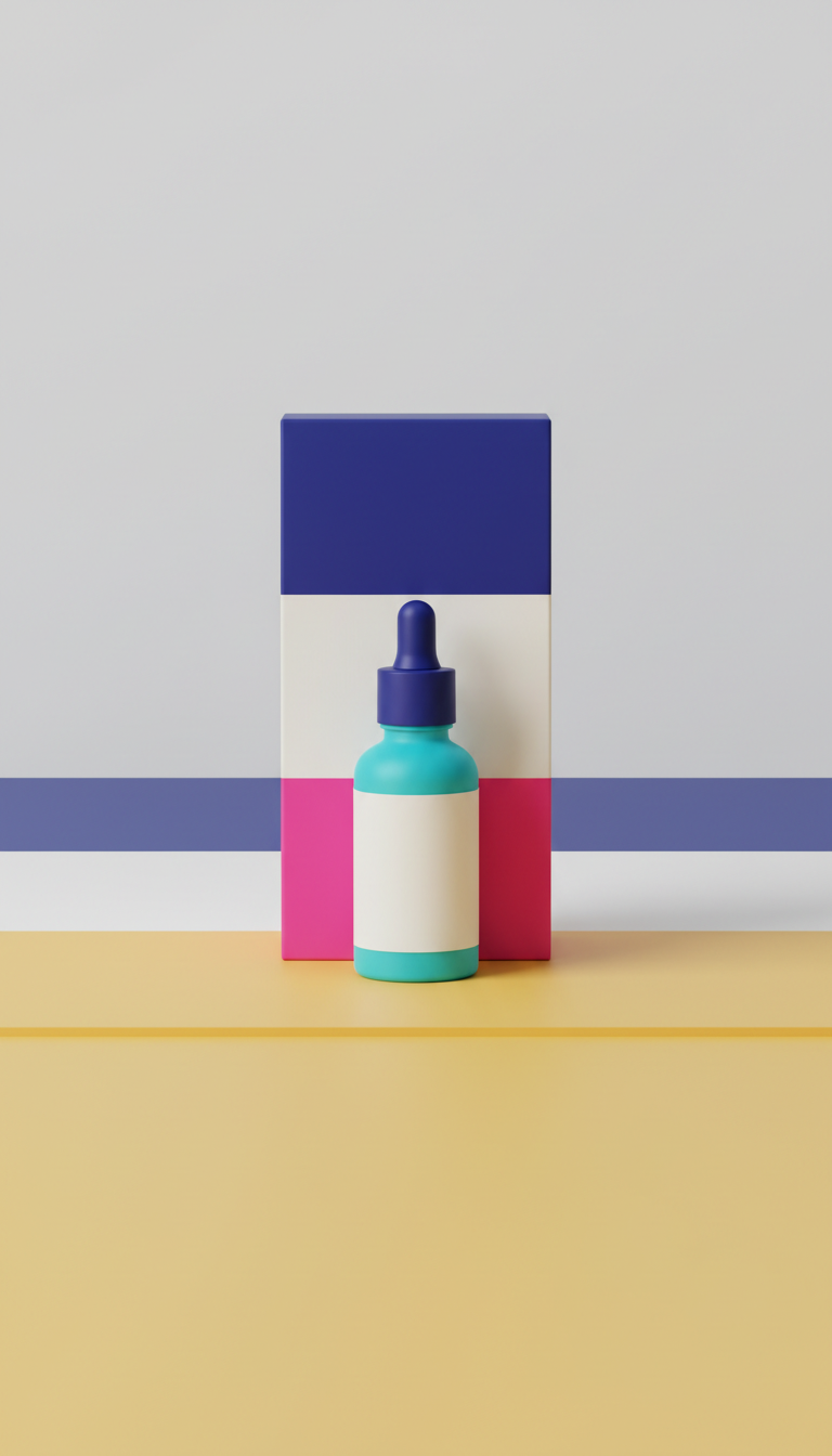 Peptide Serum Bold Accent Packaging